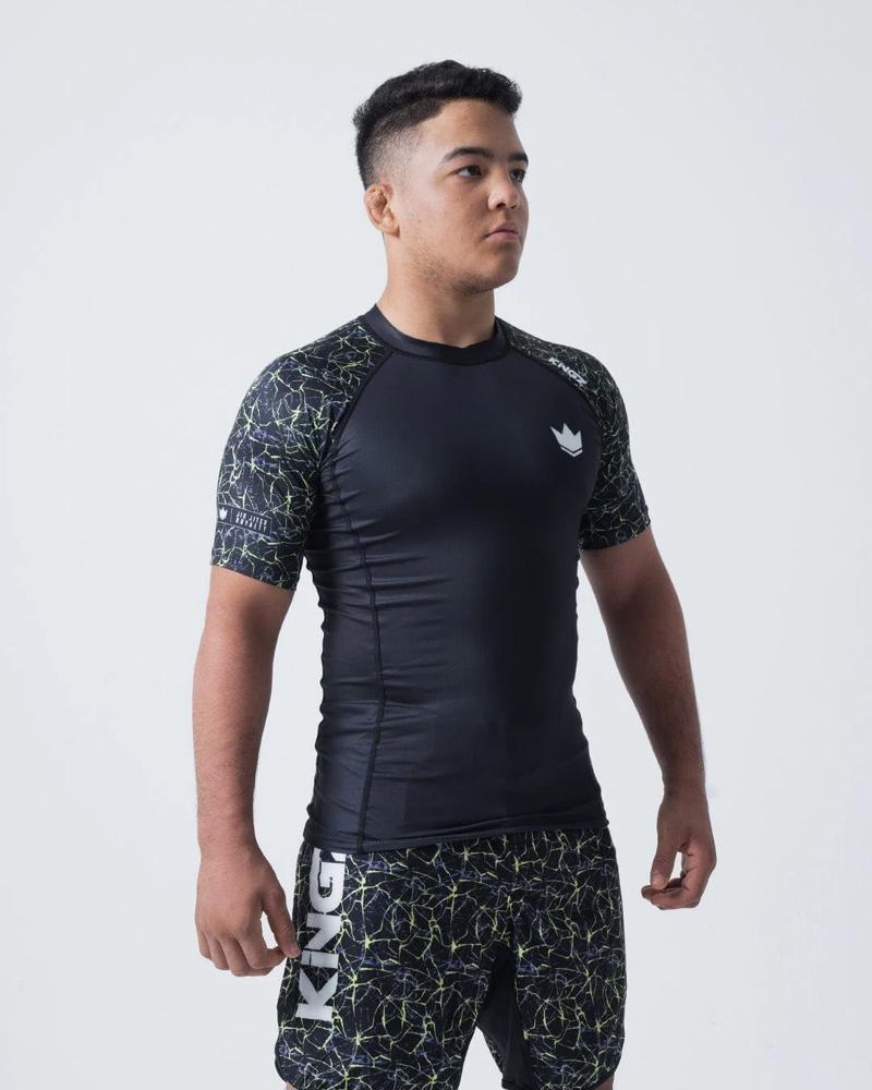Kingz lightning Rashguard -black